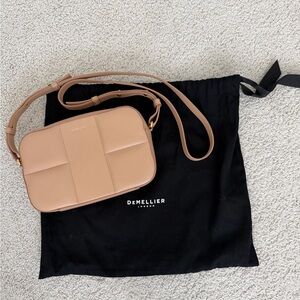 DeMellier Beige Crossbody Camera Bag